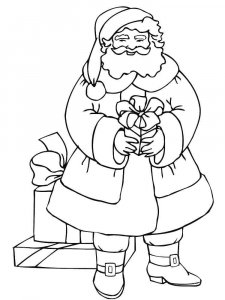 Santa Claus coloring page 37 - Free printable