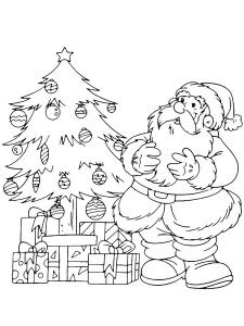 Santa Claus coloring page 38 - Free printable