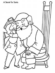 Santa Claus coloring page 12 - Free printable