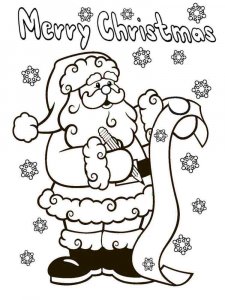 Santa Claus coloring page 13 - Free printable