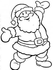 Santa Claus coloring page 14 - Free printable