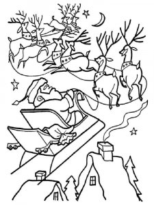 Santa Claus coloring page 15 - Free printable