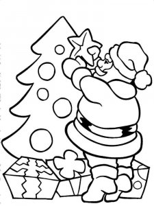 Santa Claus coloring page 18 - Free printable