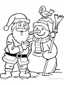 Santa Claus coloring page 20 - Free printable