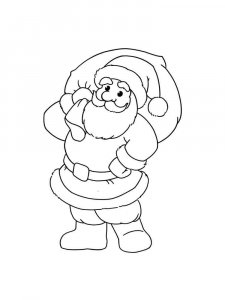 Santa Claus coloring page 27 - Free printable
