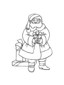 Santa Claus coloring page 29 - Free printable