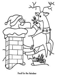 Santa Claus coloring page 4 - Free printable