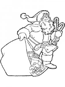 Santa Claus coloring page 6 - Free printable