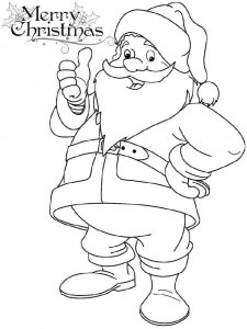 Santa Claus coloring page 8 - Free printable