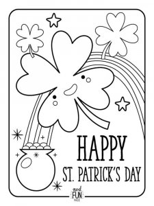 St. Patricks Day coloring page 12 - Free printable