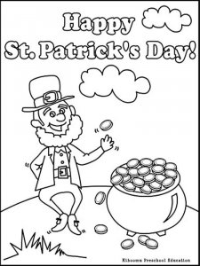 St. Patricks Day coloring page 13 - Free printable