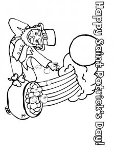 St. Patricks Day coloring page 14 - Free printable
