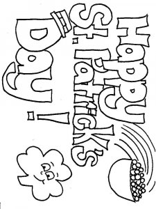 St. Patricks Day coloring page 15 - Free printable