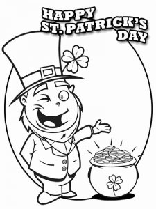 St. Patricks Day coloring page 16 - Free printable