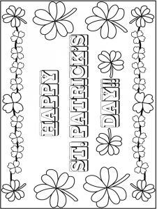 St. Patricks Day coloring page 17 - Free printable
