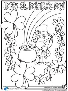 St. Patricks Day coloring page 6 - Free printable