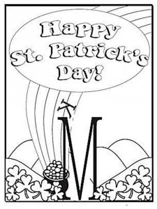St. Patricks Day coloring page 7 - Free printable