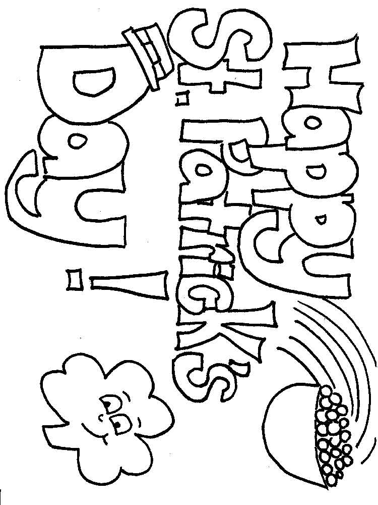 St. Patrick's Day coloring pages. Free Printable St. Patrick's Day