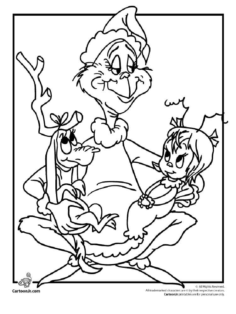 The Grinch Coloring Pages