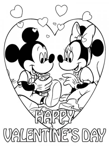 Valentine's Day coloring pages