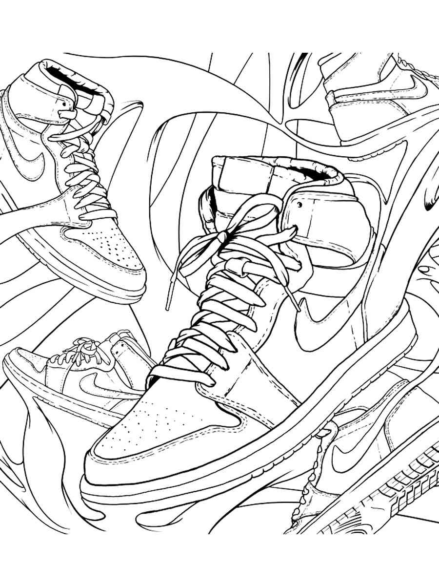 Bạn là một fan hâm mộ giày Air Jordan? Hãy thử tô màu những trang vẽ miễn phí về giày Air Jordan này và tận hưởng niềm vui chơi tạo hình!