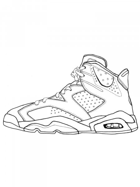 Air Jordan coloring pages