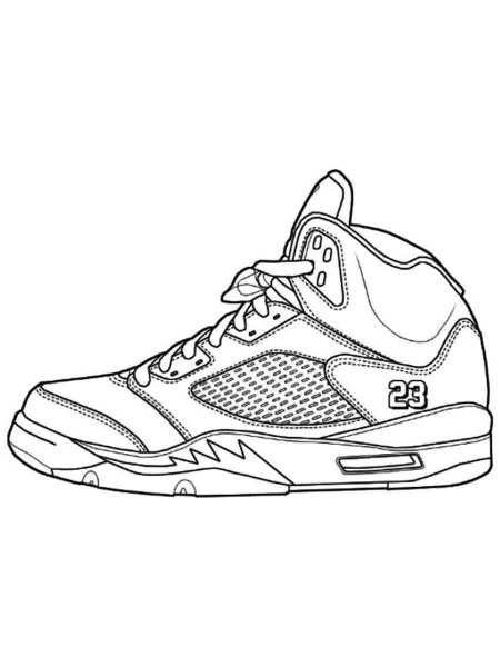 Air Jordan coloring pages