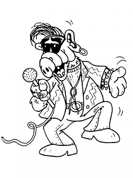 Alf coloring pages