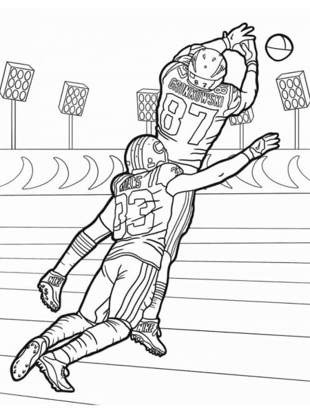 American Football coloring pages