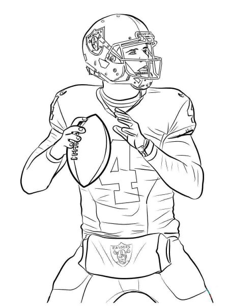 American Football coloring pages