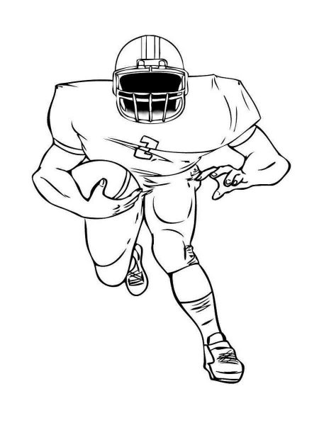 American Football Coloring Pages