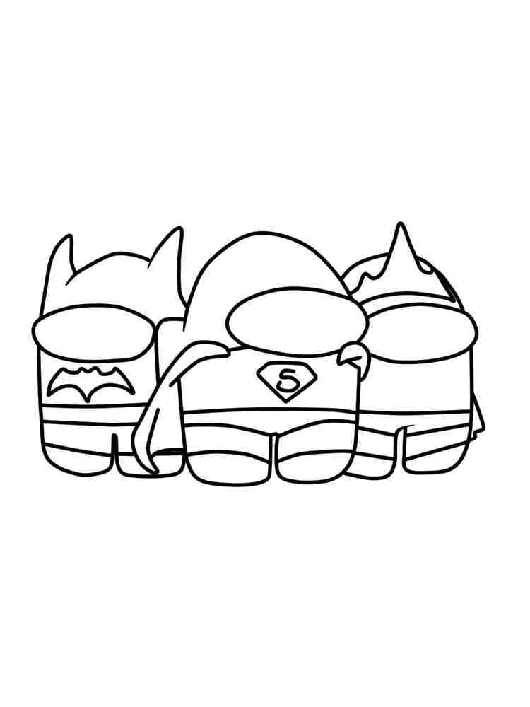 930 Collections Among Us Batman Coloring Pages Best