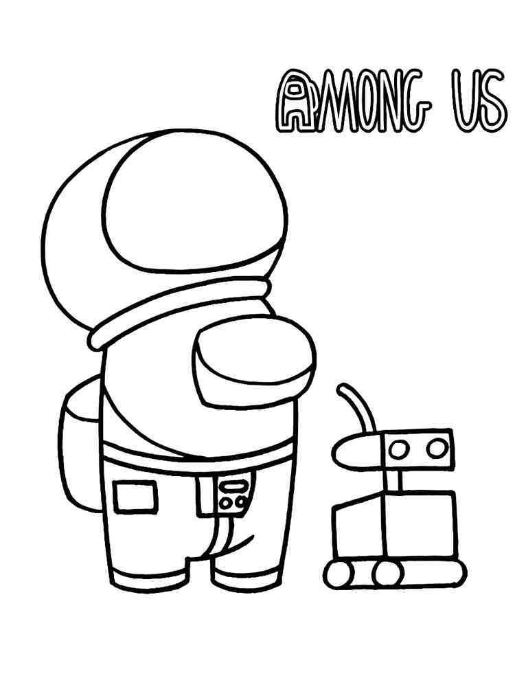 Among Us coloring pages. Download and print Among Us coloring pages