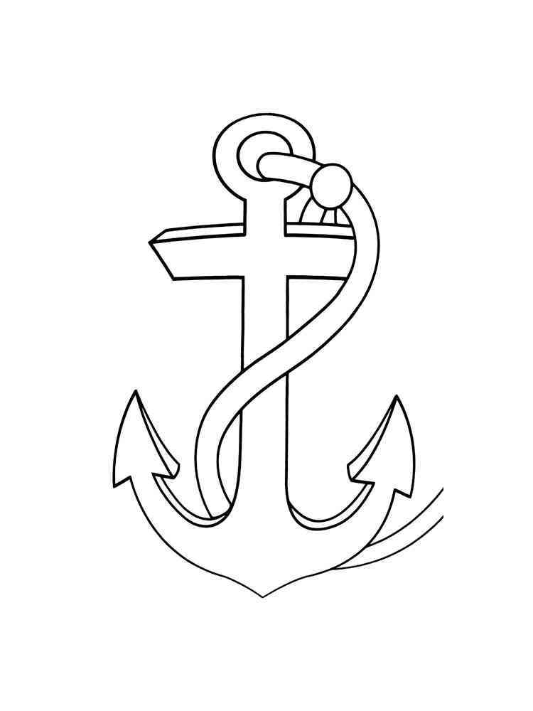 Anchor coloring pages