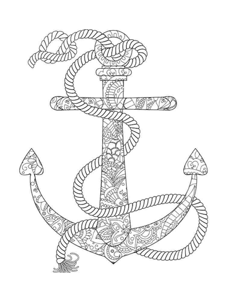 Anchor Coloring Pages Printable Free Coloring Pages