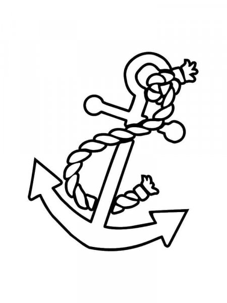 Anchor coloring pages