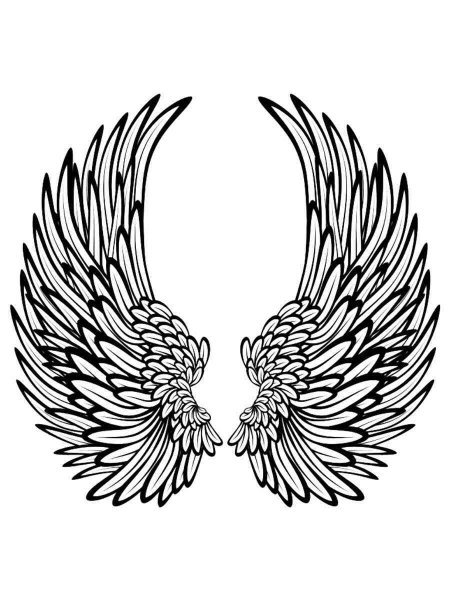 Angel Wings coloring pages