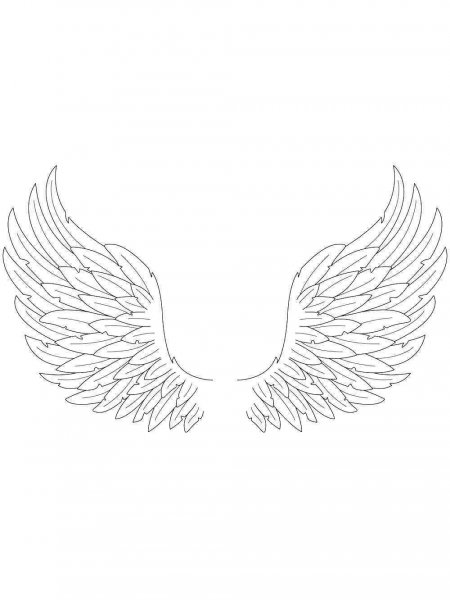 Angel Wings coloring pages