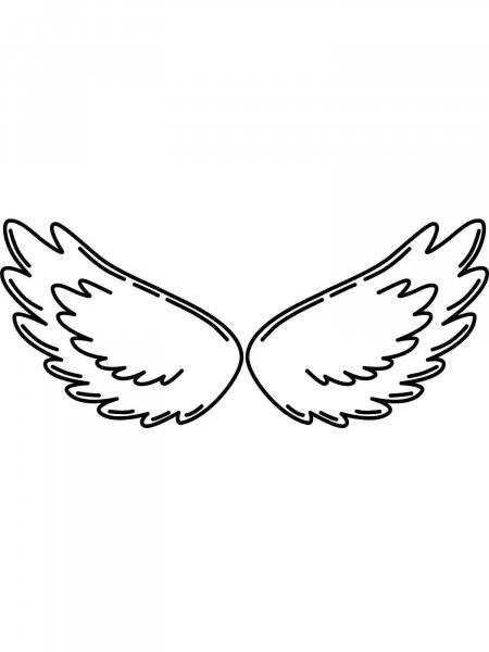 Angel Wings coloring pages