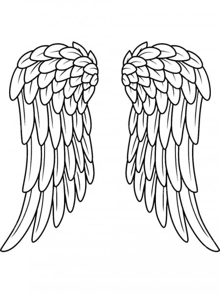 Angel Wings coloring pages Angel Wings coloring pages