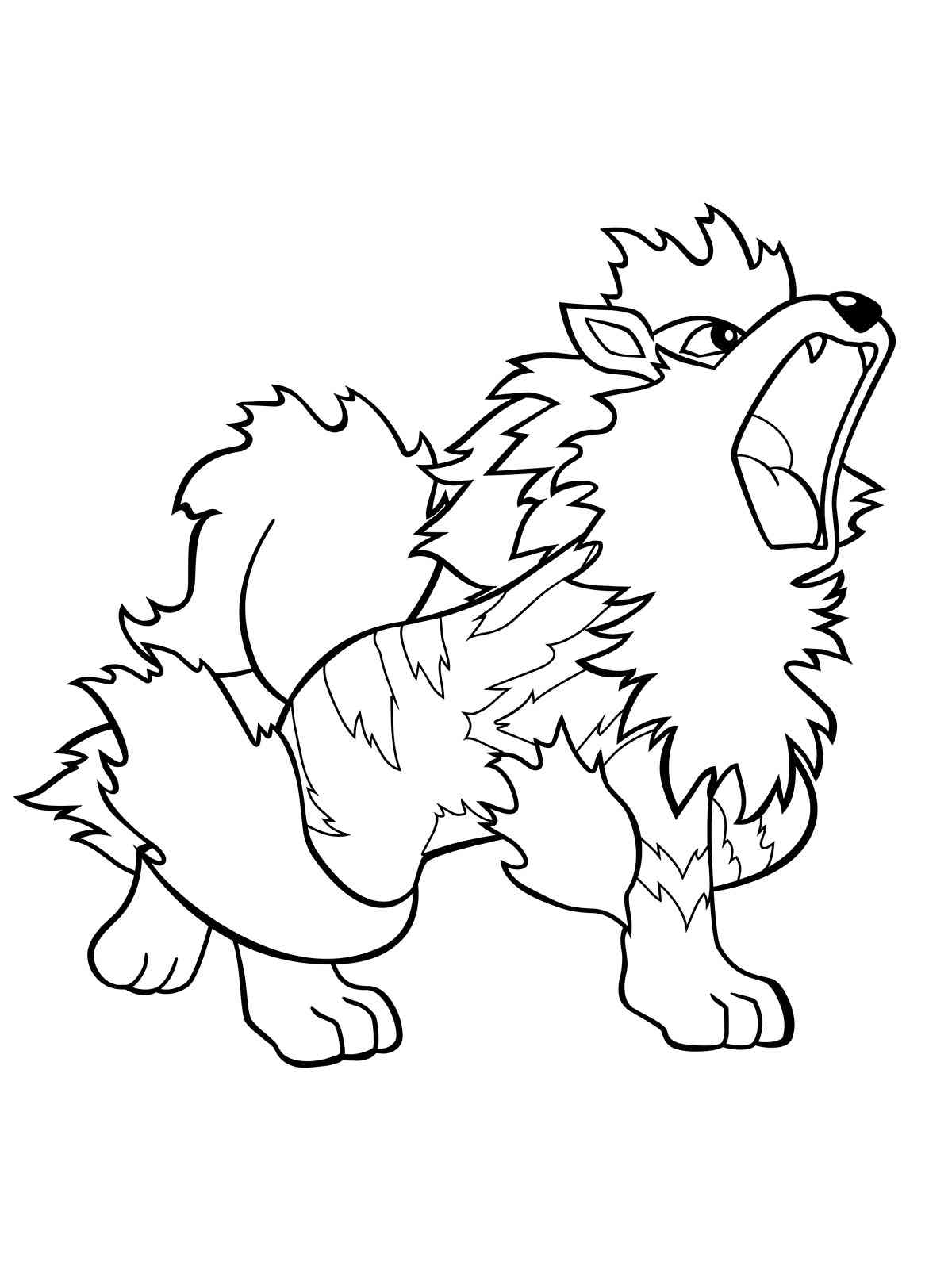 23 Arcanine Coloring Page Zaenabmylah