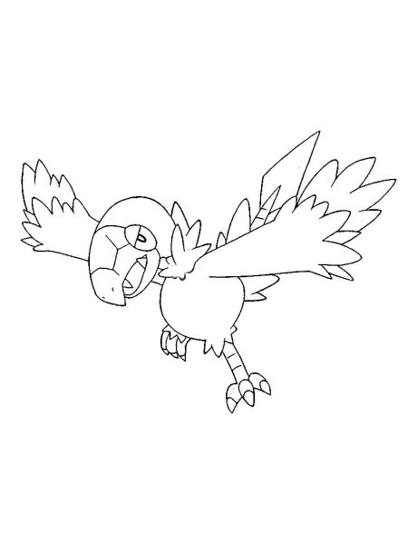 archen coloring page png pokemon