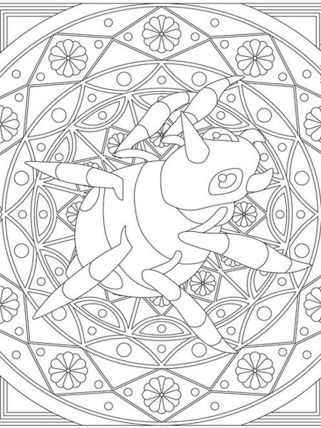 Pokemon Ariados coloring pages - Free Printable