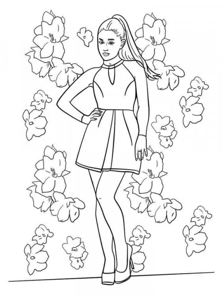 Ariana Grande coloring pages
