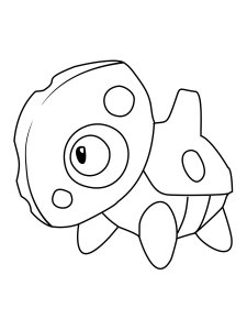 Pokemon Aron coloring pages - Free Printable