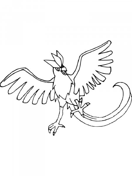 Pokemon Articuno coloring pages - Free Printable