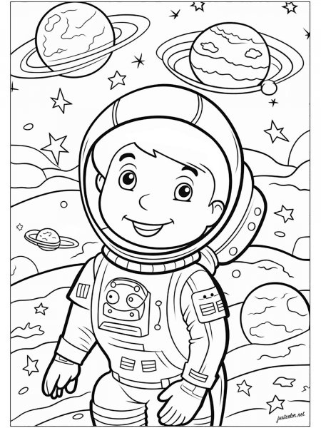 Astronaut coloring pages