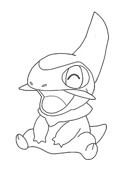 Pokemon Axew coloring pages - Free Printable