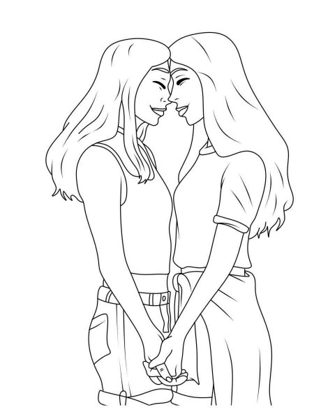 BFF coloring page BFF coloring page