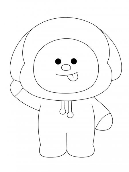 BT21 coloring pages